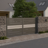 Gabiónové koše s modulárnym oplotením