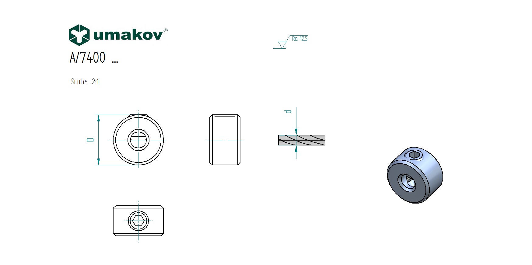 Nerezový napínák lankovej výplne zábradlia - detail 2